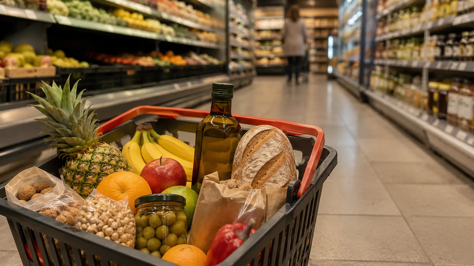 Mercado na Espanha: marcas parecidas, preços e adaptação para brasileiros - imagem destacada do Blog Ninho Nômade